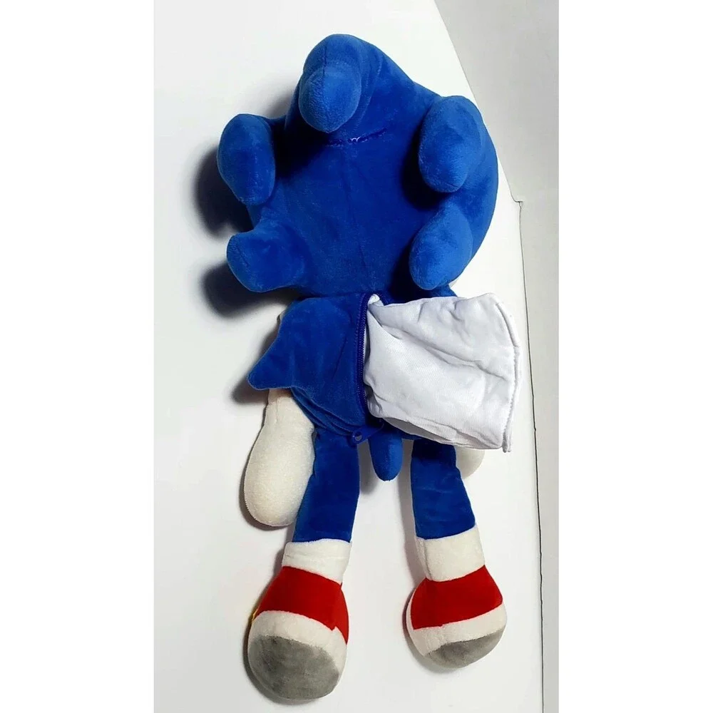Knuckles Sonic Plush Backpack Lot 20 Inch Stuffed Figure Bags Damaged Straps